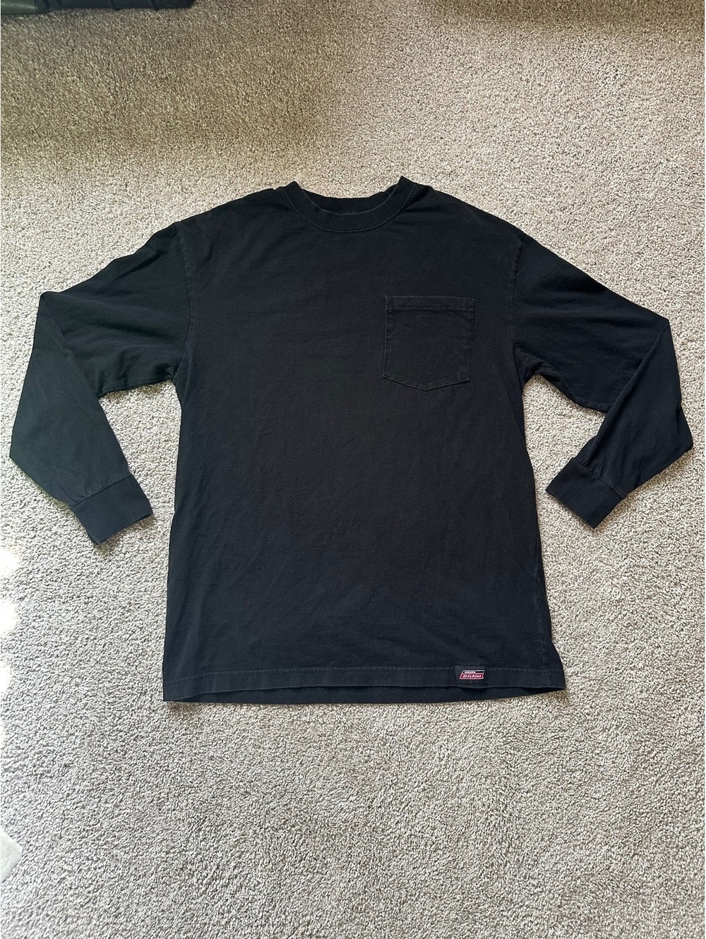 Dickies long sleeve pocket T-shirt black